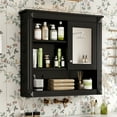 thumbnail image 6 of MAYEERTY 32'' Bathroom Wall Cabinet with Mirror, Wall Mounted Medicine Cabinet – 4 Shelves, Adjustable, Over Toilet Storage, 6 of 6