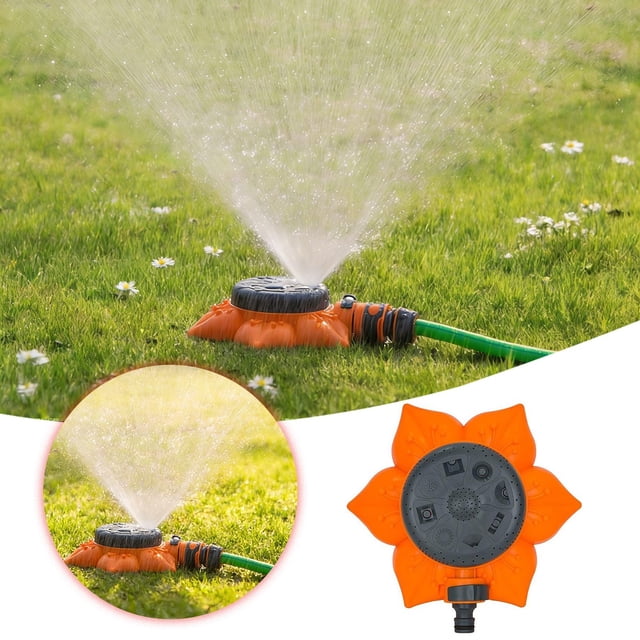 BotaniNest 360 Rotating Garden Sprinkler With 8 Adjustable Spray Modes – Ideal For And Large Yard Irrigation