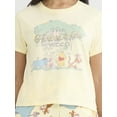 thumbnail image 4 of Winnie Pooh and Friends Women's Graphic Tee and Shorts Set, 2-Piece, Sizes XXS-XXL, 4 of 5