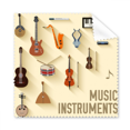 thumbnail image 1 of music instruments combination pattern cleaning cloth ph screen glasses cleaner 5pcs, 1 of 3