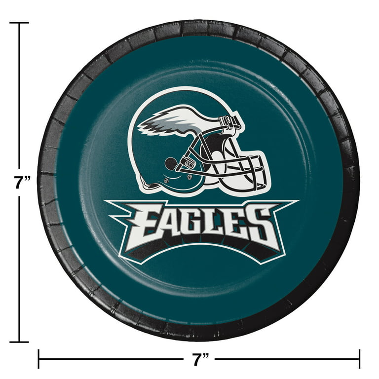 Philadelphia Eagles Game Day Party Supplies Kit for 8 Guests