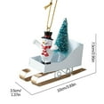 thumbnail image 2 of Iron Christmas Hotballoon Parachute Pendant Christmas Decorations Christmas Tree Pendant, 2 of 5