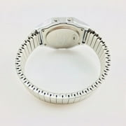 Timex Mens Classic Digital Silver-Tone 34mm Casual Watch, Extra-Long Expansion Band