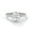 White, variant on One carat 2.00 Carat - Round Cut - Moissanite Ring - Solitaire Engagement Ring in 18K White Gold Plating over Silver Size 9