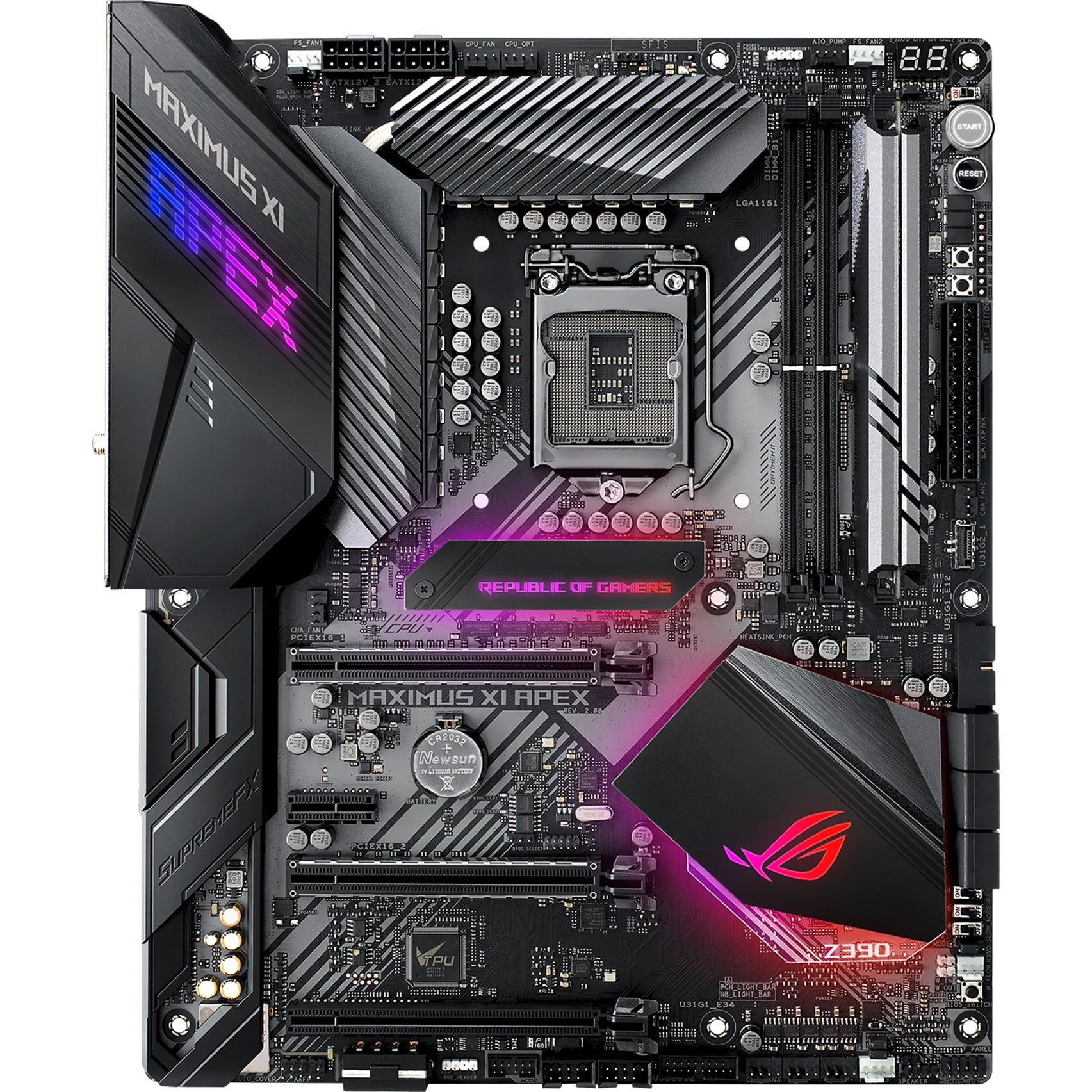 Asus ROG MAXIMUS XI APEX Desktop Motherboard, Intel Chipset, Socket H4 ...