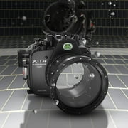 Seafrogs [40M/130FT] Underwater Camera Housing Waterproof Scuba Case for Fujifilm X-T4 Fuji xt4 w/Short Flat Port