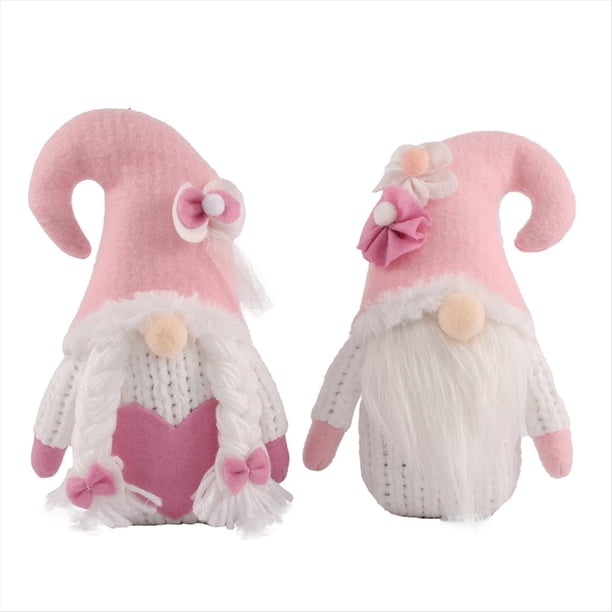 Gnomo de Peluche del DíA de San ValentíN, Gnomos Hechos una Mano, DecoracióN de Felpa, Gnomo de Café Escandinavo, Gnomos Elfos para Regalos del DíA de San ValentíN