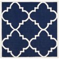 thumbnail image 1 of Safavieh Dhurries Dark Grey Contemporary Rug - Square 8', 1 of 5