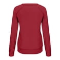 thumbnail image 5 of Raeneomay Long Sleeve Shirts for Women Casual Winter Halloween Hoodless Round-Neck Loose Printed SweatShirts, 5 of 5