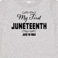 thumbnail image 4 of Inktastic My First Juneteenth June 19, 1865 Boys or Girls Baby T-Shirt, 4 of 5