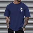 thumbnail image 2 of JAJAHO Men's Short Sleeve T Shirts Hawaiian Shirts For Men Summer Beach Vacation Clothes Tropical Printed Loose Fit Graphic Tee Soft Tops, 2 of 4