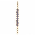 thumbnail image 2 of Galaxy Gold 1.55 Carat 14k Solid Rose Gold Bracelet Natural Tanzanite, 2 of 3