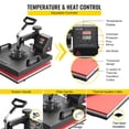 thumbnail image 3 of KFFKFF Multifunctional Heat Press Machine, 8-in-1, 15x15 Inch, T-Shirt Printing Machine with 360° Rotation, Expert Sublimation Heat Press for Vinyl, Sublimation, and Heat Transfer Projects, 3 of 9
