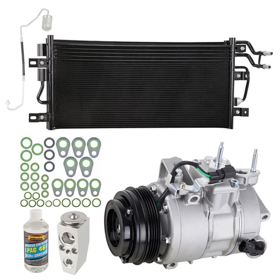 For Ford Explorer 2013-2019 A/C Kit w/ AC Compressor Condenser Drier - BuyAutoParts
