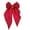 Red, variant on Qocolcyl Fabric Satin Long Tail Big Bow Hair Clips, Solid Color Metal Barrettes for Women, Non Slip Elegant Hair Accessories for Wedding Party Daily Outfit Birthday Gift,Red