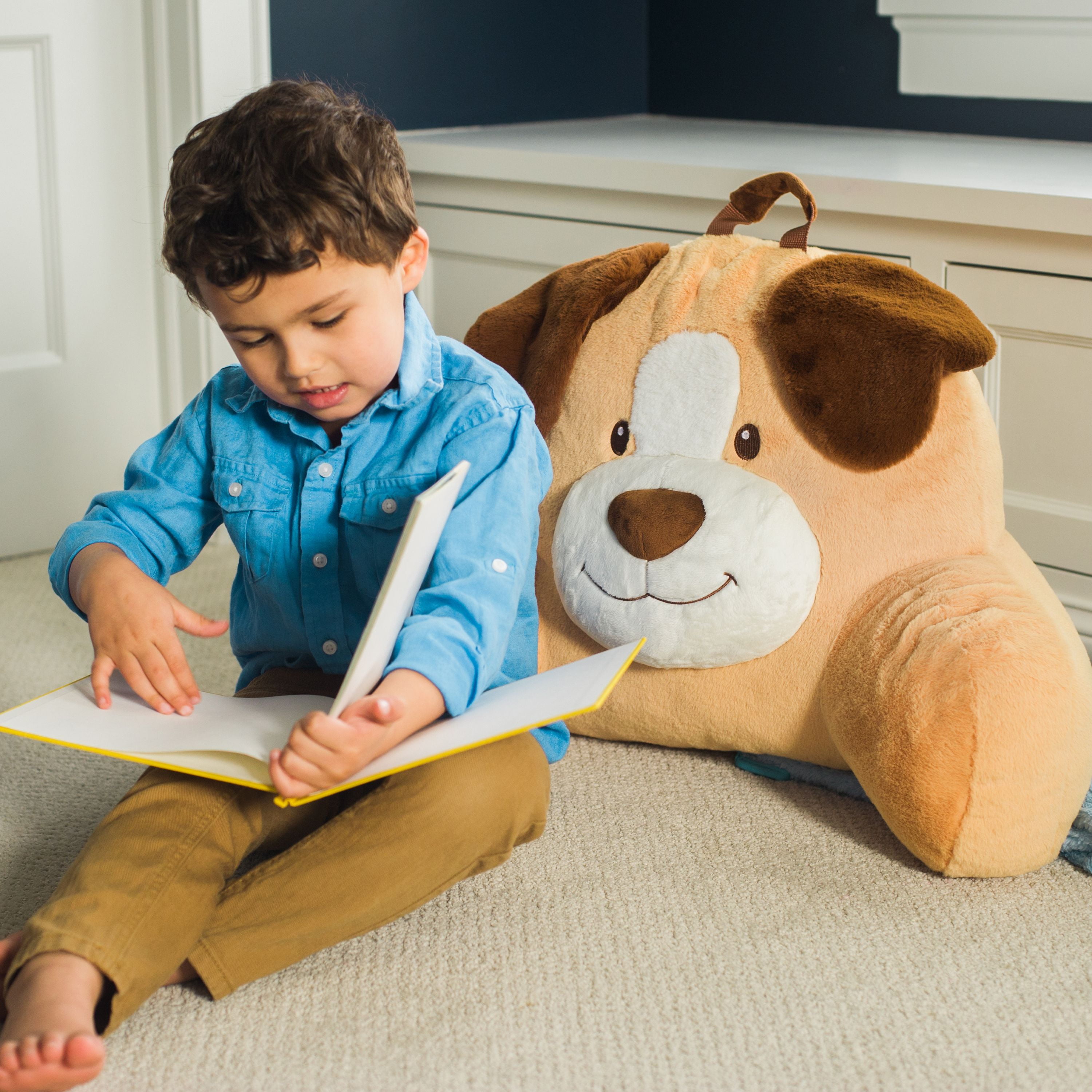Sweet Seats Puppy Backrest Pillow for Kids, 26" x 16"