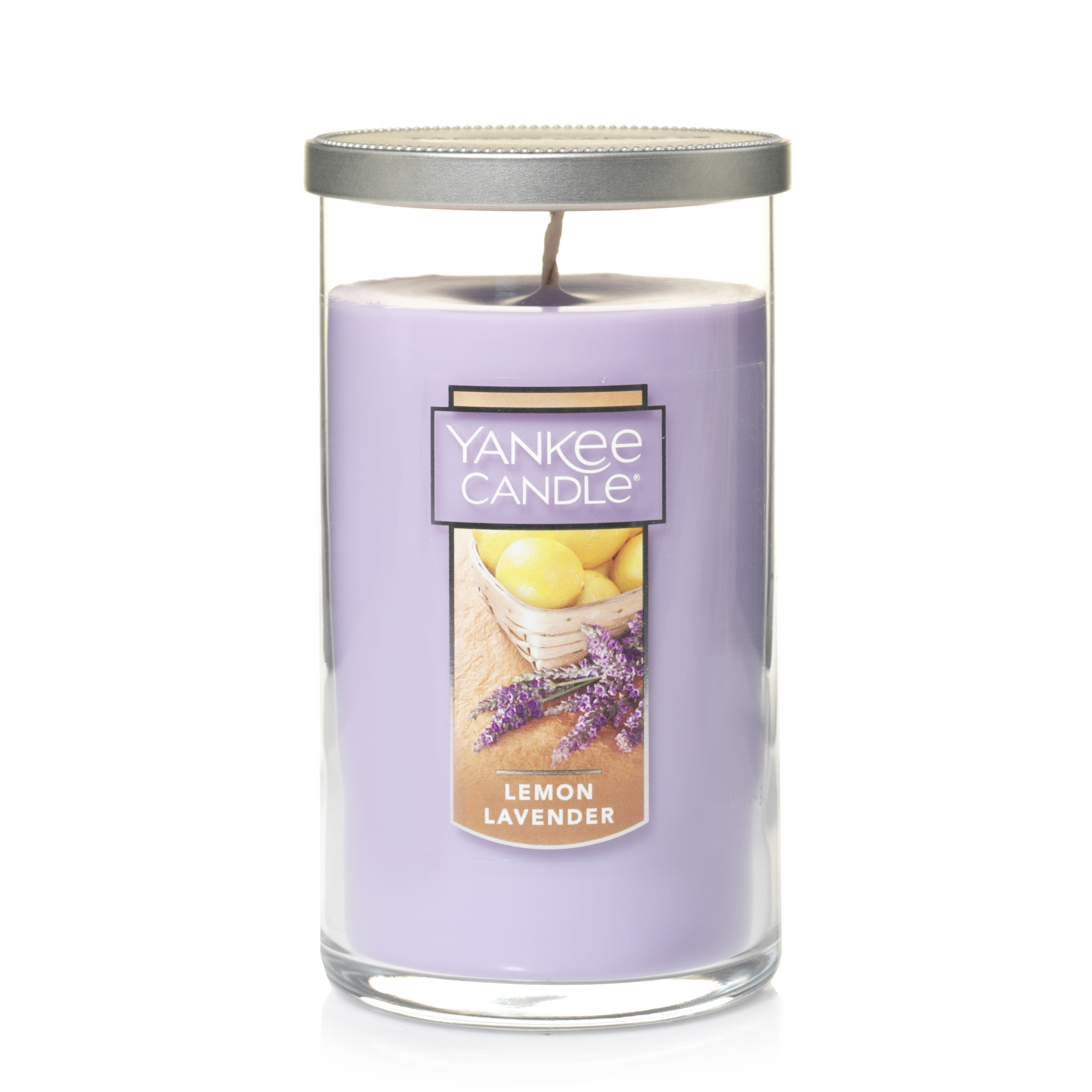 Yankee Candle Medium Perfect Pillar Scented Candle, Lemon Lavender