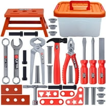 39-Piece Kids Tool Set with Tool Box - Toddler Play House Toys Including Toy Hammer, Ideal for Little Boys & Girls, Perfect Christmas Gift, Birthday Gifts