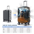 thumbnail image 6 of Lsque Realistic Cute Sea Turtle Printed Luggage Cover, Travel Luggage Protector,Scratch and Dirt Resistant, Fits 18-32 Inch Luggage - Medium, 6 of 9