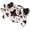 White Cow Print, variant on MACEVIA Cowhide Rug Cute Cow Print Rug Western Decor for Living Room Bedroom Faux Animal Area Carpet Non-Slip 43.3" L x 29.5" W(3.6ft x 2.4ft)