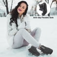 thumbnail image 4 of Ablanczoom Snow Boots Women Winter Warm Faux Fur Waterproof Slip On Comfort Woman Ankle Booties, 4 of 7