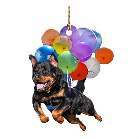 

Running Dogs Christmas Decoration Reusable Christmas Hanging Pendant Nice Gifts for Dog Person 1