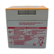 power wheels battery, 12 volt gray with orange top