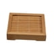 thumbnail image 5 of Cuadrada de Porción Accesorios Fácil de Limpiar Artesanal Decoración de de Artesanía BLESIY Bamboo Teacup Mat Coaster, 5 of 8