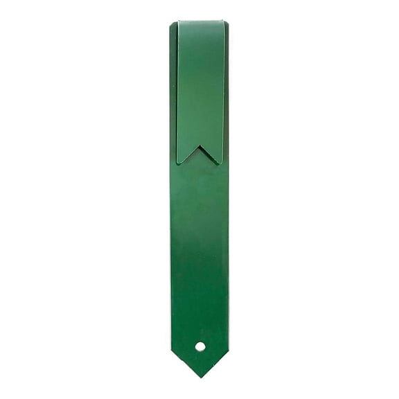 Vigoro 1 ft. Green Steel Landscape Edging Splicing Stakes, 5-Pack