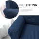 thumbnail image 3 of NIcEEc Funda para Sillón Azul Fundas para Sillón 1 Pieza Funda de Sofá Fácil de Instalar Protector de Muebles Duradero Universal de Alta Estiramiento con Falda Estilo Campestre (1 Plaza Azul Marino), 3 of 5