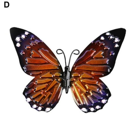 

1pcs Butterfly Wall Art Garden Metal Gift Present Outdoor K4T5