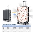 thumbnail image 6 of Haiem Milk Tea Luggage Cover Printed Suitcase Covers for Luggage Elastic Washable Suitcase Protector Fits 18-32 Inch Luggage-Medium, 6 of 9