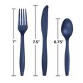 thumbnail image 2 of 288/Case Bulk Navy Assorted Plastic Cutlery, 2 of 3