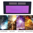 thumbnail image 3 of Mistaha Solar Powered Auto Darkening Welding Lens Shade Helmet Face Shield Panel Filter Welding Goggles Small Lens 108*50, 3 of 6