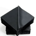 thumbnail image 4 of Paño de limpieza de microfibra negra para gafas de sol, 15 x 15 cm, 100 unidades, 4 of 7