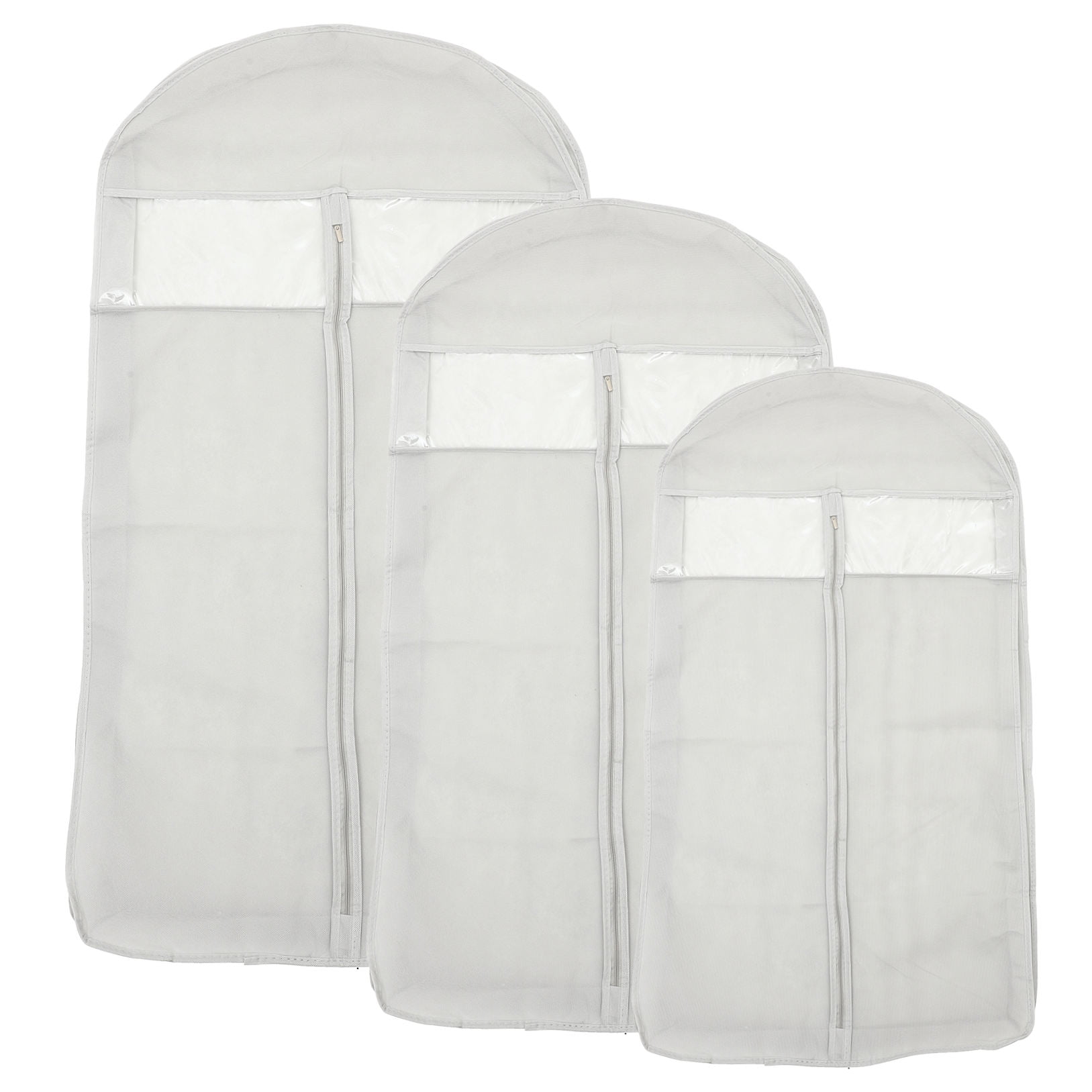 ROMANSENTIAL Garment Bag for Suit Garment Dustproof Bag Simple Design 3Pcs