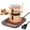 Wood Grain, variant on Sourdough Starter Warmer Mat for Jars up to 40 oz with Temp Memory Function & Precise 1°F Thermostat Control (65-140°F), Sourdough Warming Mat for Home Baking with 24H Timer (Black)
