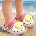 thumbnail image 5 of JIAHONG Toddler Kids Sandals Boys Girls for Glowing Rabbit Shoes Cartoon Slides on Lightweight Beach Pool Quick Dry, White, 5 of 5