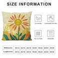 thumbnail image 5 of Creowell  Spring Pillow Cover Daisy Sunshine Decorations Seasonal Farmhouse Summer Pillow Case Decor for Sofa Couch (Green)，Multi-Size, 5 of 5