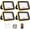 4pack, variant on Rechargeable Work Light, Rechargeable Lamp LED, Portable Workshop Lights with 5 Modes Floodlight, 180° Rotation Battery Security Light for Camping,Construction Site, Garage, Workshop