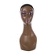 thumbnail image 5 of Cabeza de maniquí calva con hombro, soporte para peluca portátil suave, cabeza de maniquí para bufandas, accesorios de belleza, collares, accesorios Labio violeta, 5 of 9