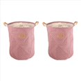 thumbnail image 1 of 2X Waterproof Cesta de Lavandería Bolsa de Regalo Ropa Cesta de Almacenamiento Ropa para el Hogar Cubo Juguetes para Niños Almacenamiento Cesta de Lavandería Rosa, 1 of 5