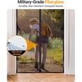 thumbnail image 3 of 【Military-Grade Fiberglass】Magnetic Screen Door Fits Door Size【36" x 80"】Door Screen Magnetic Closure Keeps Bugs Out with 3M Tape NO Drop, Screen Door Mesh for Front, Patio Sliding Door, 3 of 5