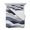 Dark Blue, variant on Quilts Twin Size Bedding Set, Blue White Ombre Lightweight Quilted Comforter, Modern Geometric Moire Abstract Art Soft Reversible Bedspread Coverlet with Pillow Covers for All Season, 68" x 86"