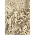 thumbnail image 3 of Giovanni Domenico Tiepolo 14x18 Black Modern Framed Museum Art Print Titled - The Baptism of Christ (With Christ Half-Kneeling at Left, His Back Turned, and the Baptist Full-Faced at Center,, 3 of 5