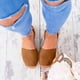thumbnail image 4 of Sandalias de boca de pez para mujer, chanclas, zapatos planos de verano con punta abierta en la playa Wmkox8yii nm9159, 4 of 7