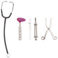 thumbnail image 3 of Miangastore 1 Set Mini Doctor Tools Miniature Stethoscope Syringe Mini House Accessory, 3 of 8