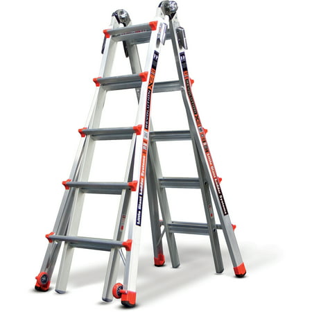 Little Giant Revolution, Model 22 - Type IA - 300 lbs rated, aluminum articulating ladder with trestle
