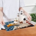 thumbnail image 4 of Acrylic Tray 15.7*11.8*1.9 Inch Transparent Tray Food Tray Tea Cup Tray Serving Trays Cosmetics Storage Kitchen Table Bathroom Sundry Storage Eagle Pattern, 4 of 7