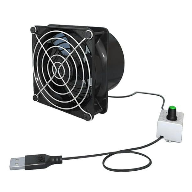 Extractor de pared USB montado en la pared, ventilador de yate de alta velocidad, ventilador de ventilación, ventilador de tubo para ventana, cuarto Ventilador individual